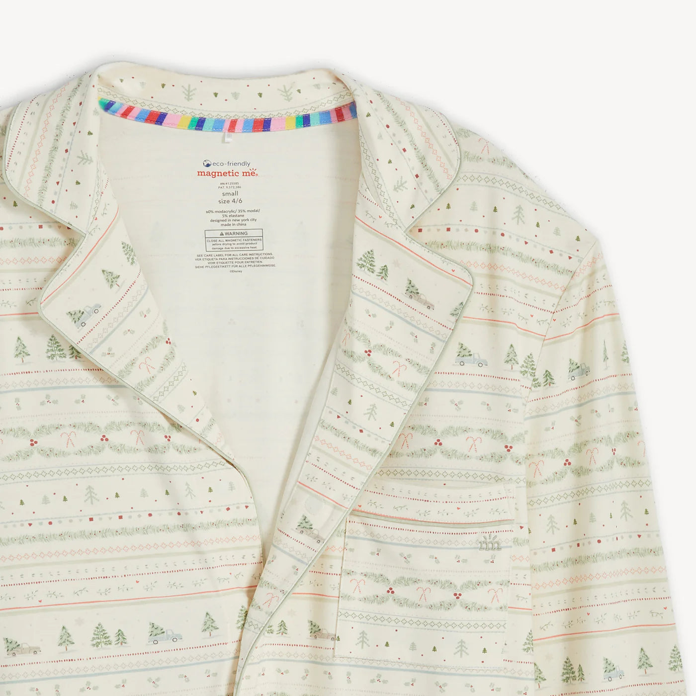 Time of Wonder RightFit™ Men's Magnetic Classic with a Twist PJ Set