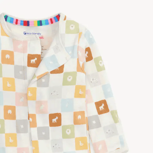 Checkmate Organic Cotton Magnetic Footie