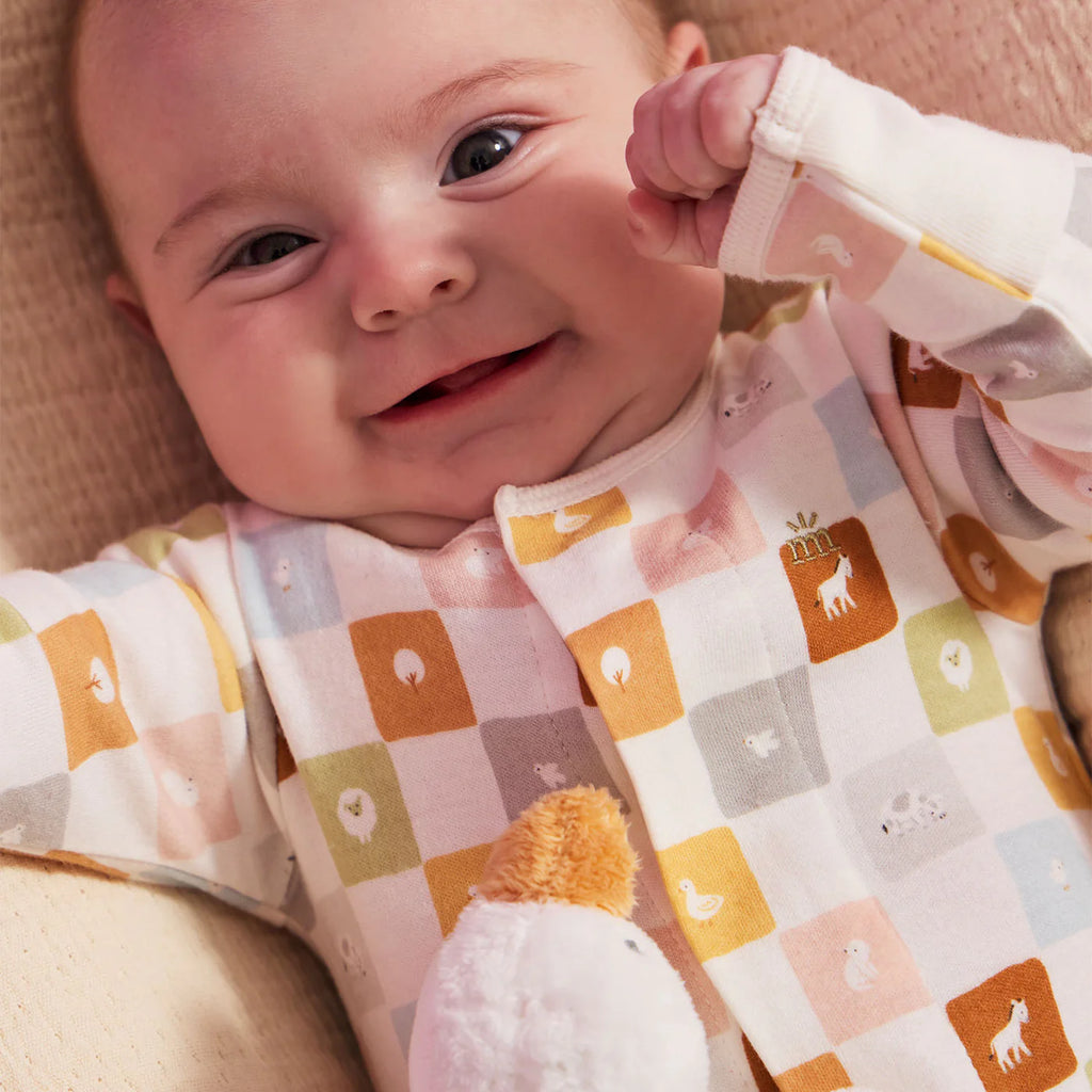 Checkmate Organic Cotton Magnetic Footie