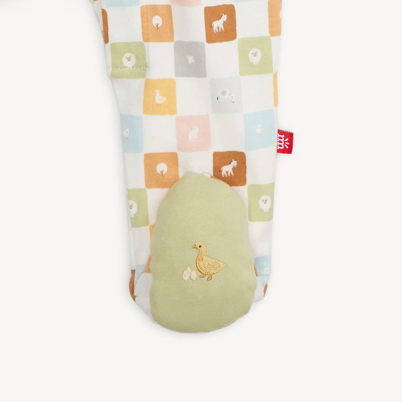 Checkmate Organic Cotton Magnetic Footie