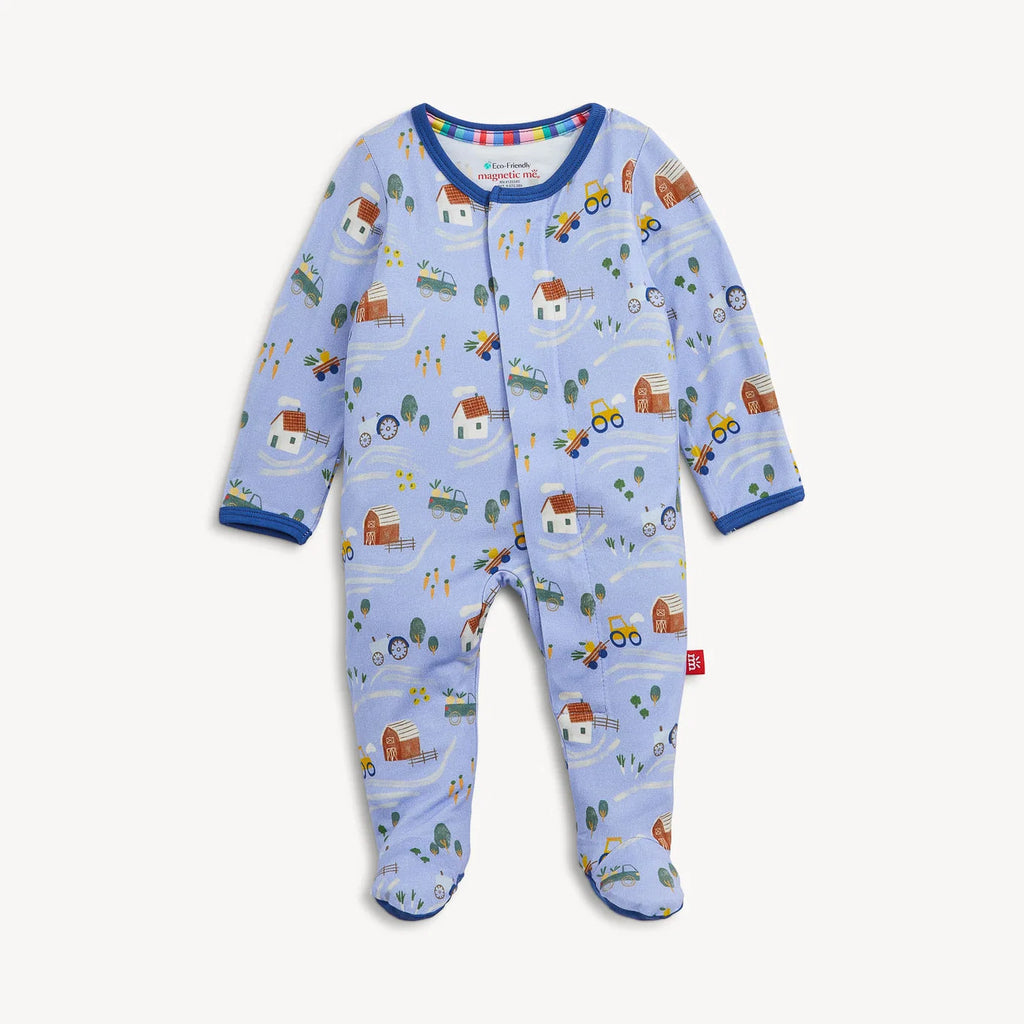 Farm To Cradle Modal Magnetic Footie