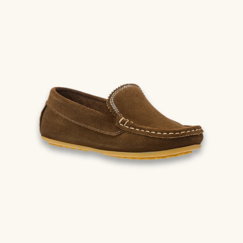Antton Driver Moc Suede Chesnut