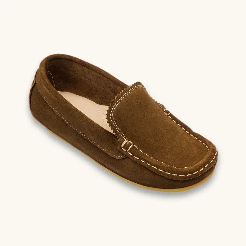Antton Driver Moc Suede Chesnut