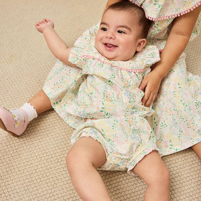 HOPPY GARDEN DRESS+DIAPER COVER SET