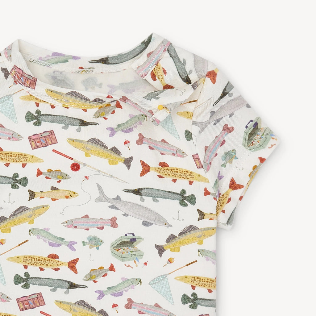 Reel good time no drama pajama short sleeve modal