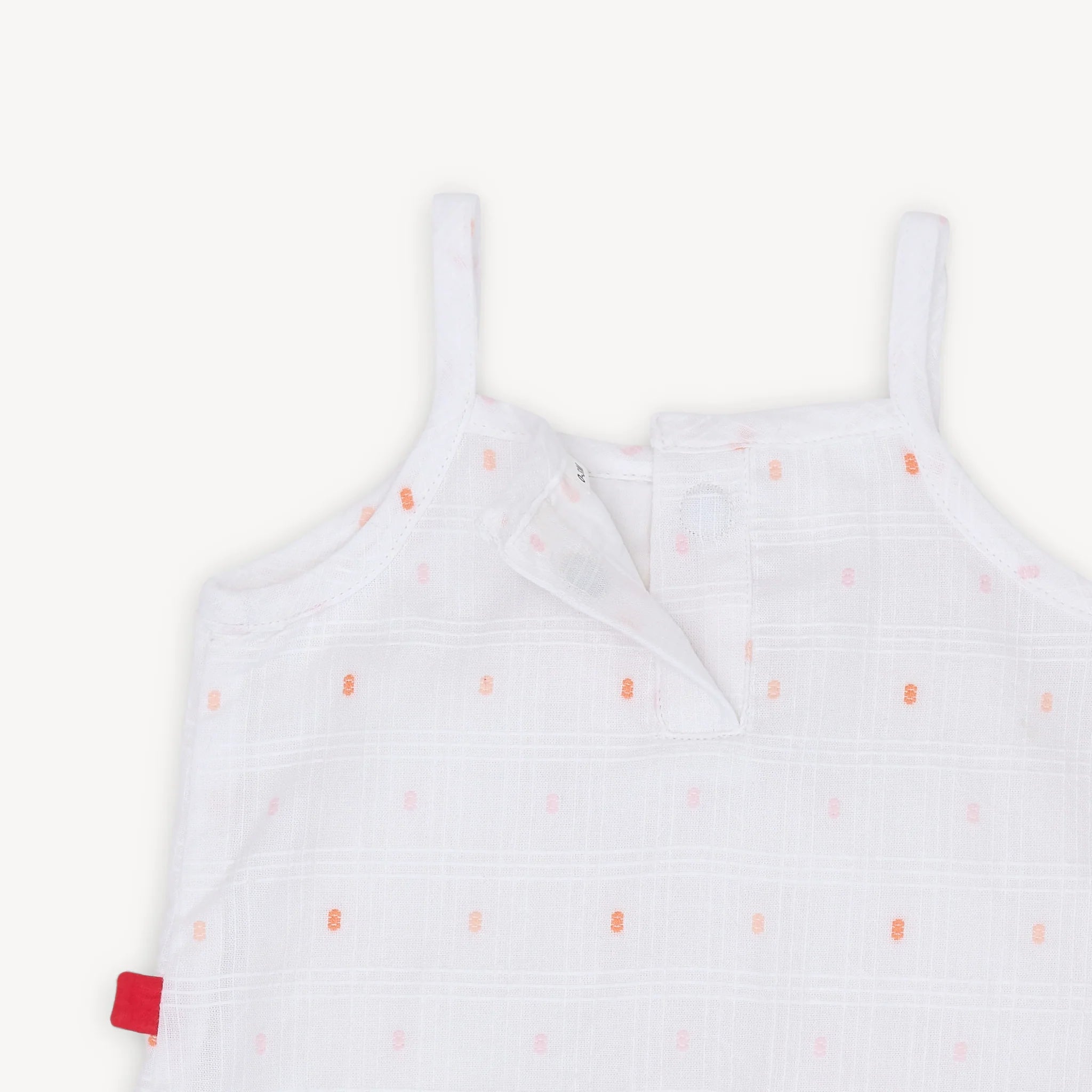 White Cotton Tank + Bloomer