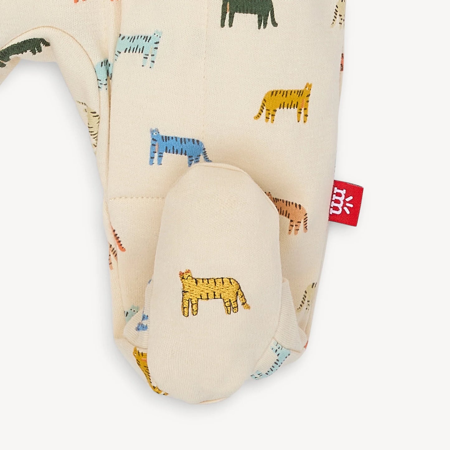 Le tigre organic cotton magnetic parent favorite footie