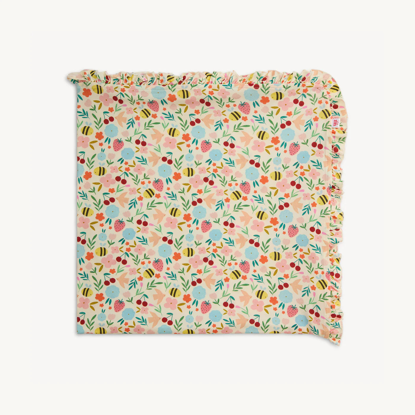 HONEY BLOSSOM MODAL RUFFLE BLANKET