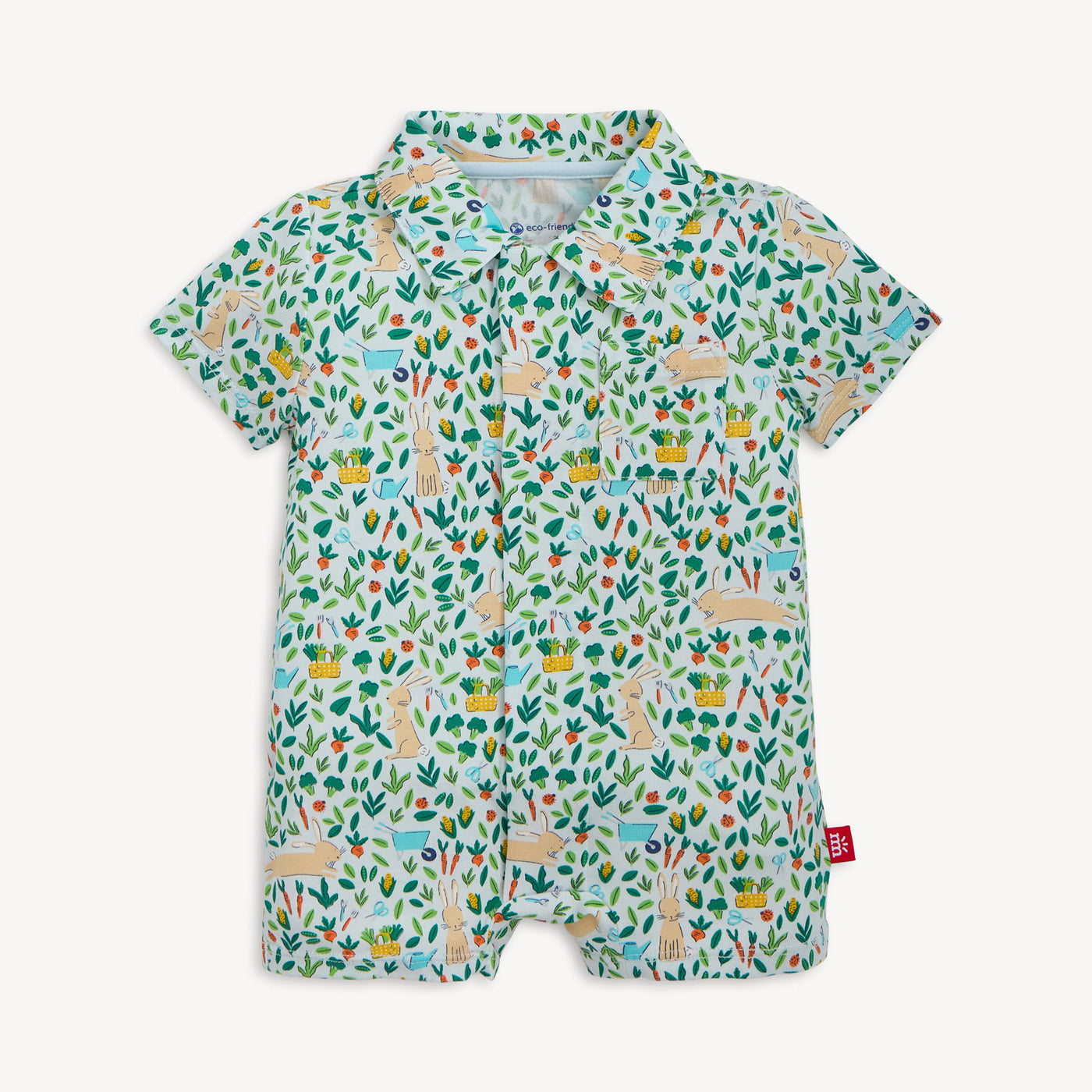 BUNNY GARDEN MODAL MAG POLO POCKET SHORT ROMP