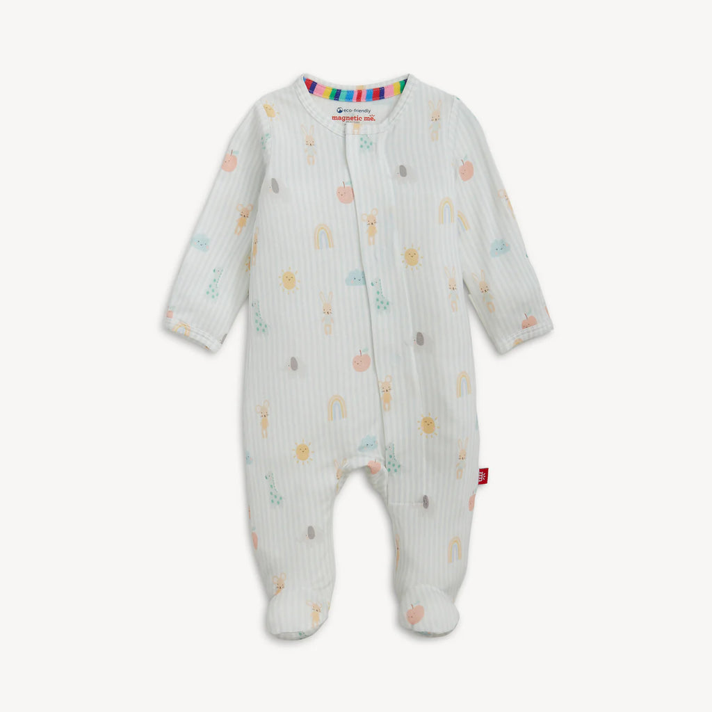 LULLABY SKY BL MODAL MAGNETIC FOOTIE
