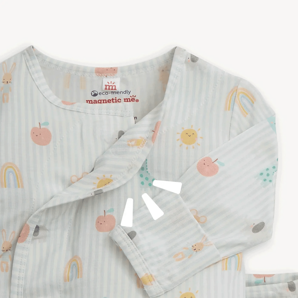 LULLABY SKY BL MODAL MAGNETIC KIMONO SET
