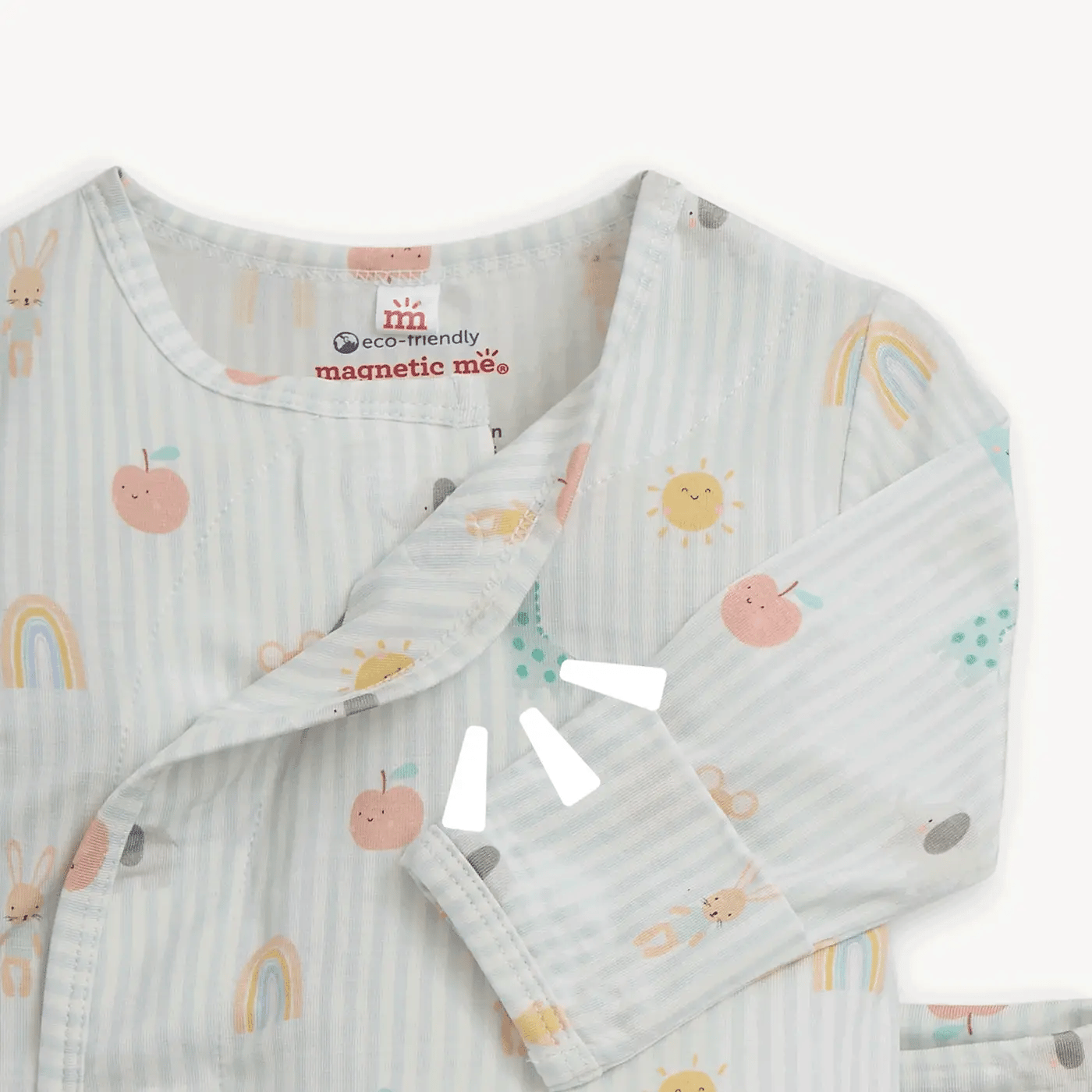 LULLABY SKY BL MODAL MAGNETIC KIMONO SET