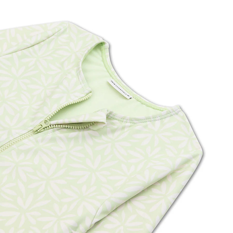Matcha | UV Swimsuit with Long Sleeves Green for Girls