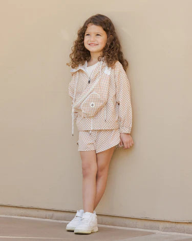 Fanny Pack | Clay Micro Check