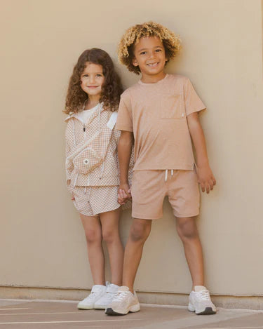 Fanny Pack | Clay Micro Check