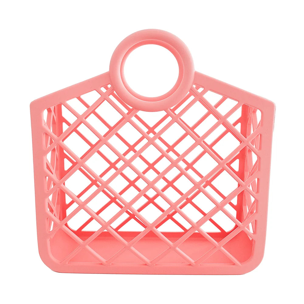 Seaside Blue Silicone Basket