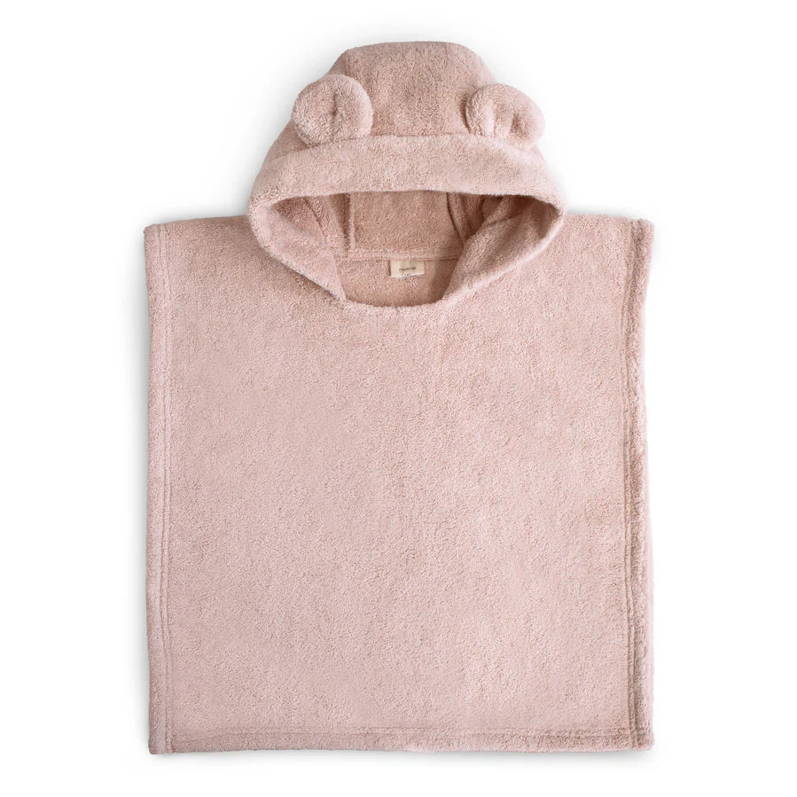 Bear Poncho Towel/Blush