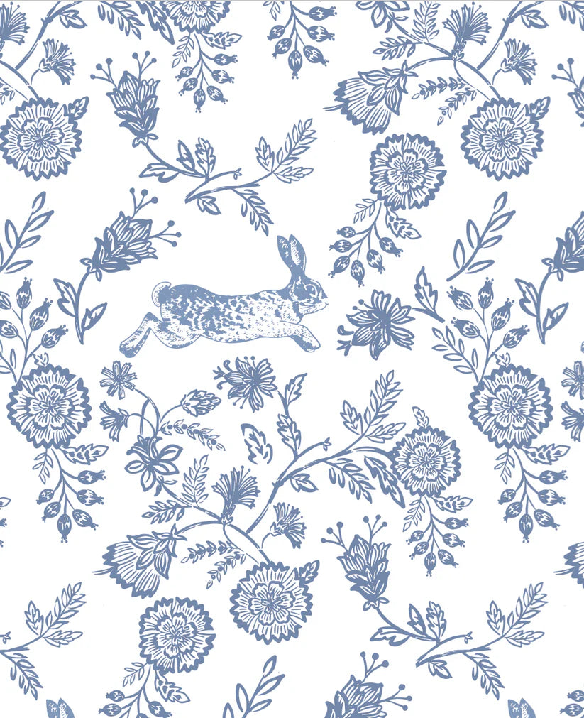 Floral Bunnies Pima Baby Pijama