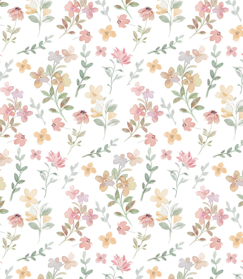 Winter Flowers Pima Baby Pijama