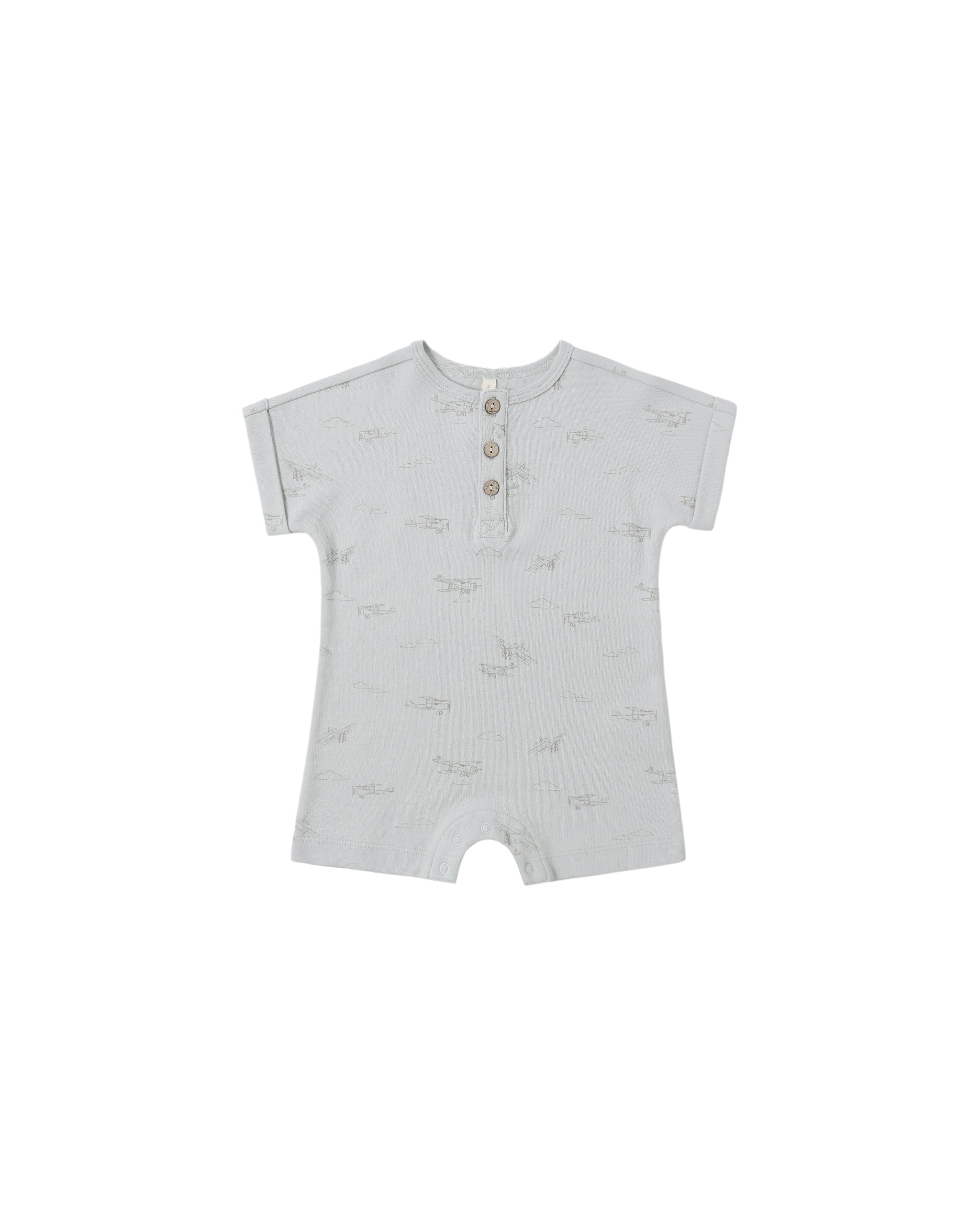 SHORT SLEEVE ONE-PIECE || AIRPLANES