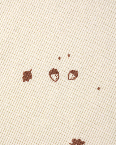 Ribbed Bodysuit, 2 Pack || Cedar Micro Stripe, Acorns