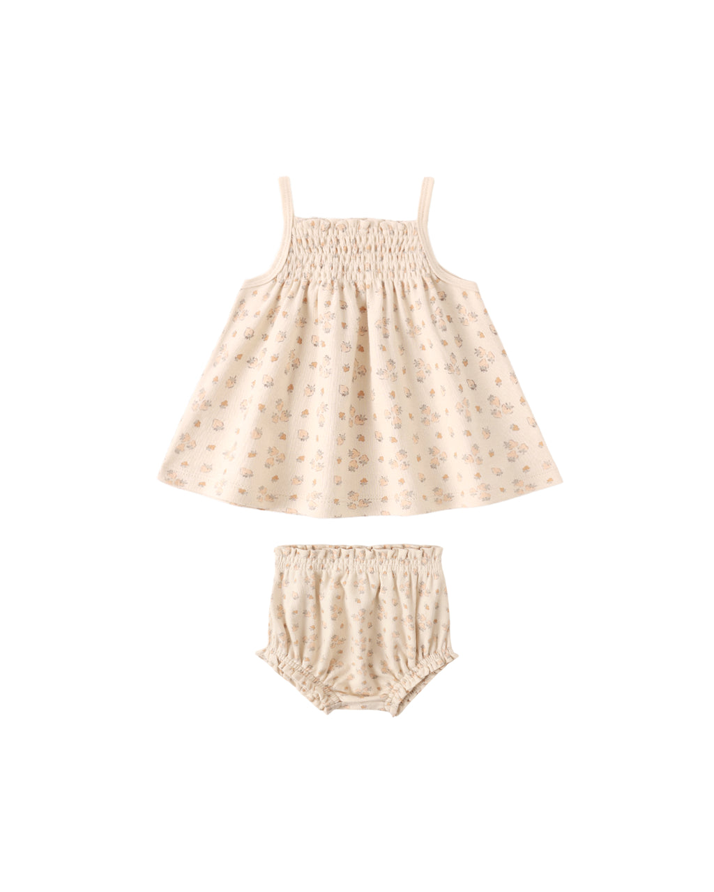 SMOCKED TANK + BLOOMER SET || STRAWBERRIES