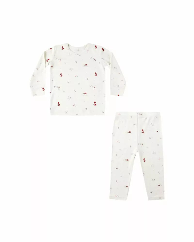 Bamboo Pajama Set In Winter Wonderland