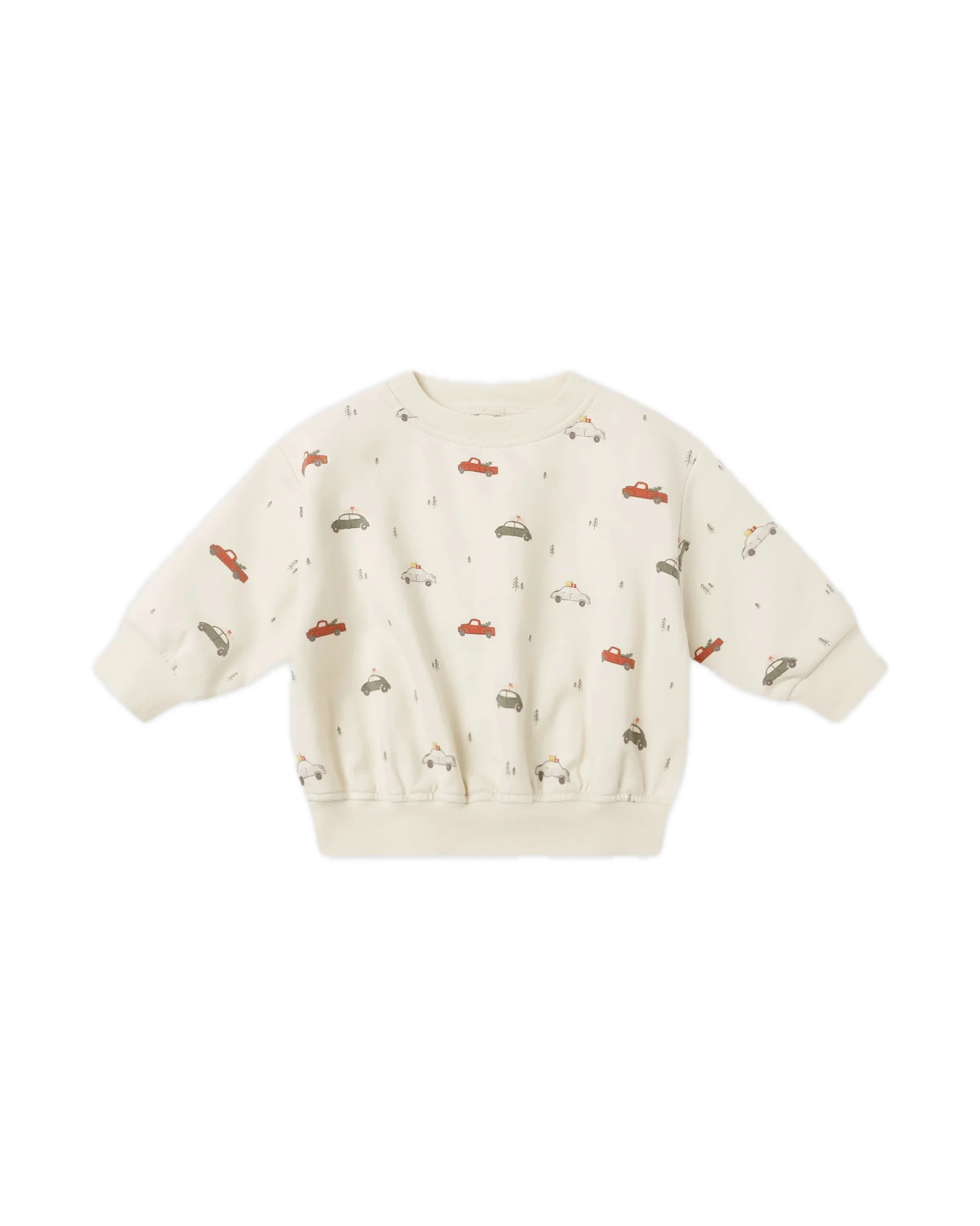 RELAXED FLEECE SWEATSHIRT + SWEATPANT CARS