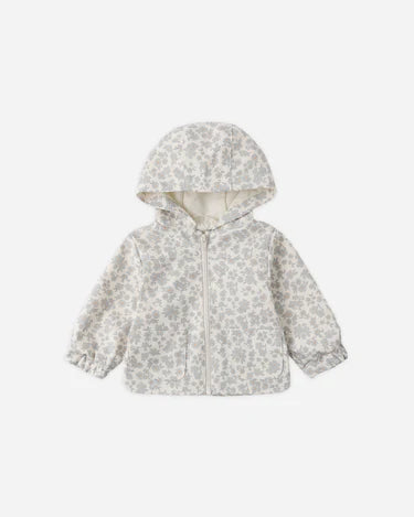 RAIN COAT || BLUE FLORAL