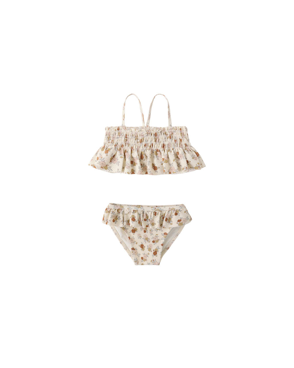 SMOCKED RUFFLE BIKINI || BLOOM