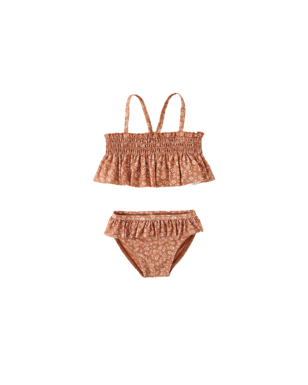SMOCKED RUFFLE BIKINI || POPPY FLORAL