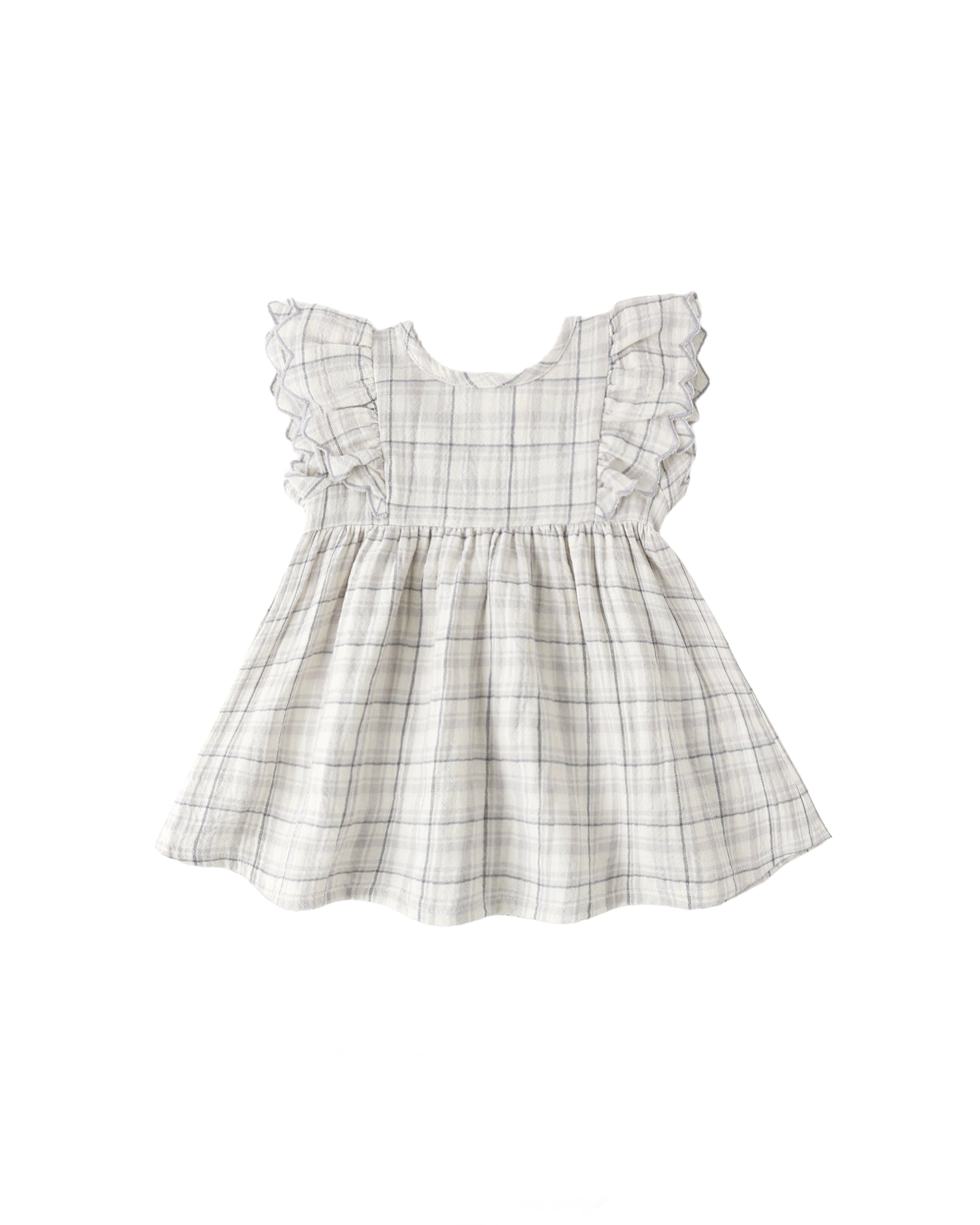 ALINA DRESS || BLUE PLAID