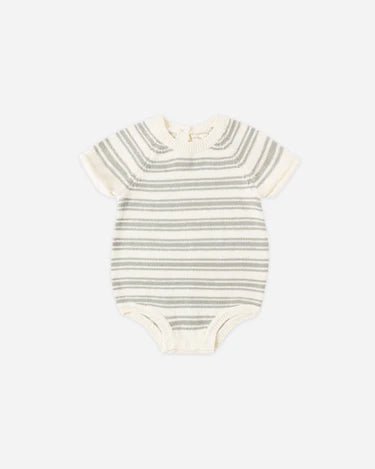 ROWAN ROMPER || SAGE STRIPE