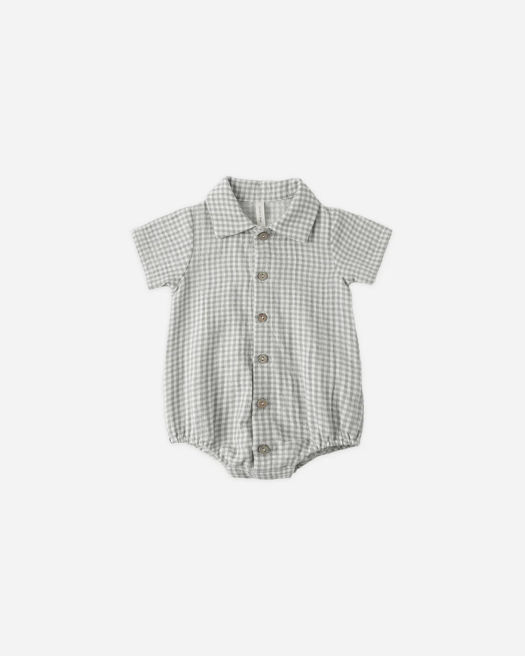 MATTEO ROMPER || SAGE GINGHAM