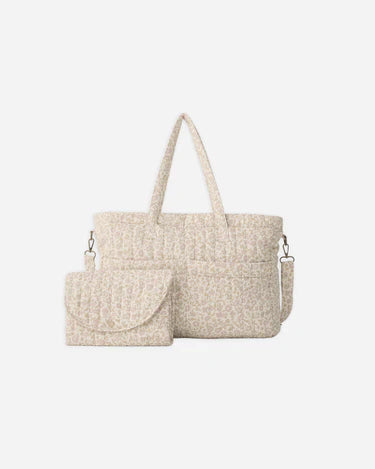 DIAPER BAG + CHANGING MAT || WILDFLOWER WOVEN