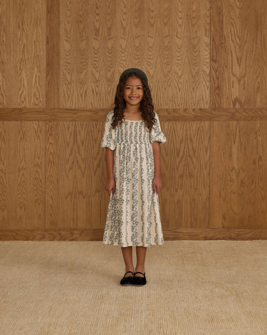 Della Dress || Green Vines