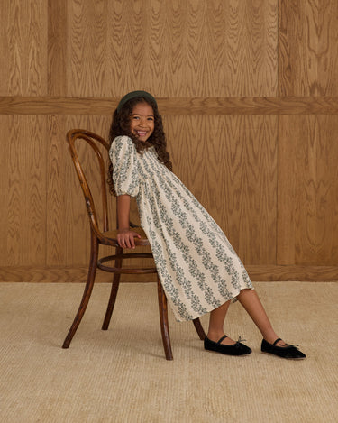 Della Dress || Green Vines