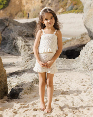 Crochet Tank Set || Ivory