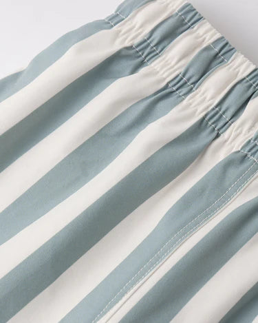 SWIM TRUNK || GREEN STRIPE
