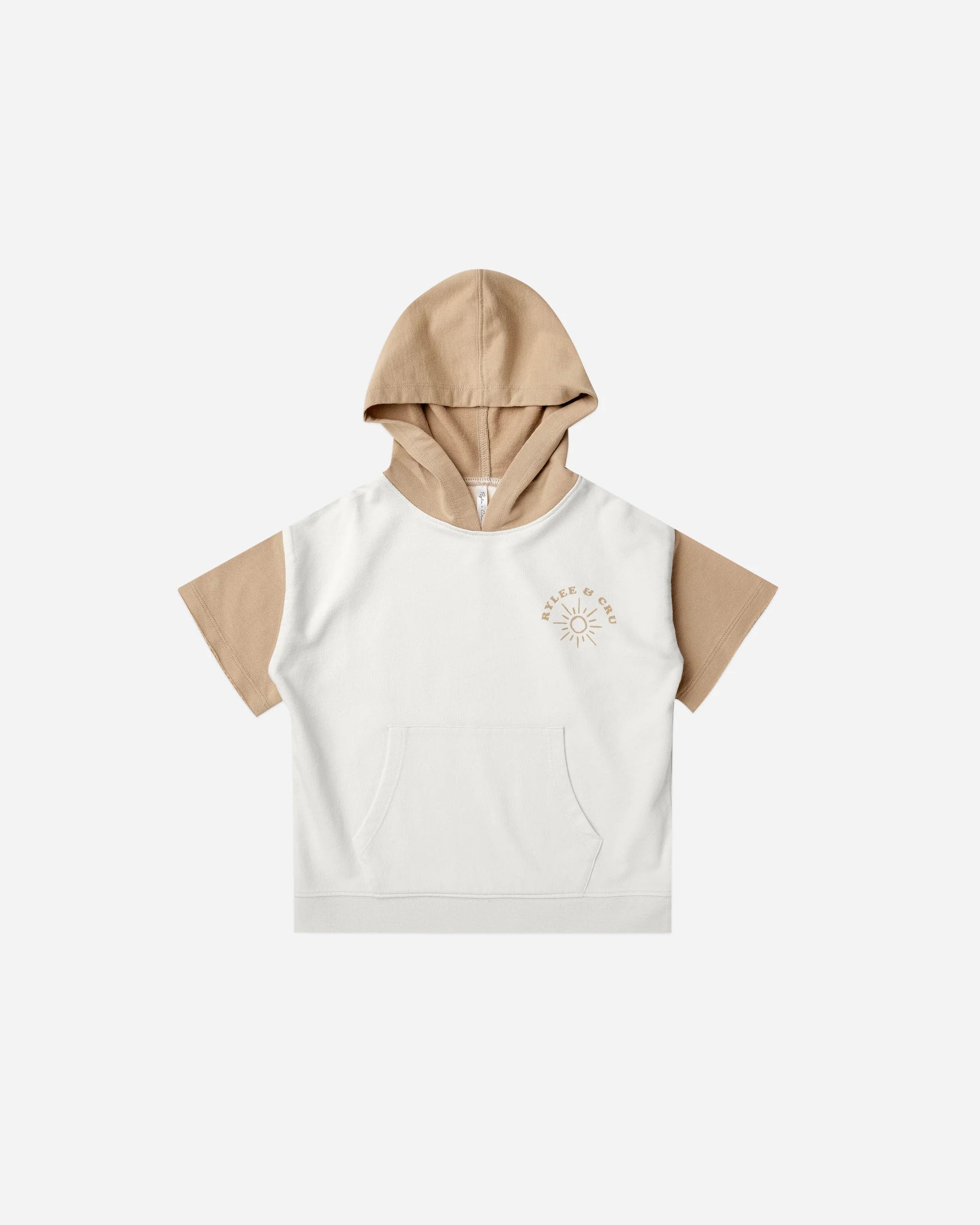 Short sleeve hoodie || sun