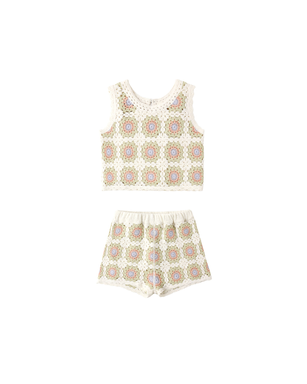 CROCHET TANK SET || CITRON DAISY CHECK