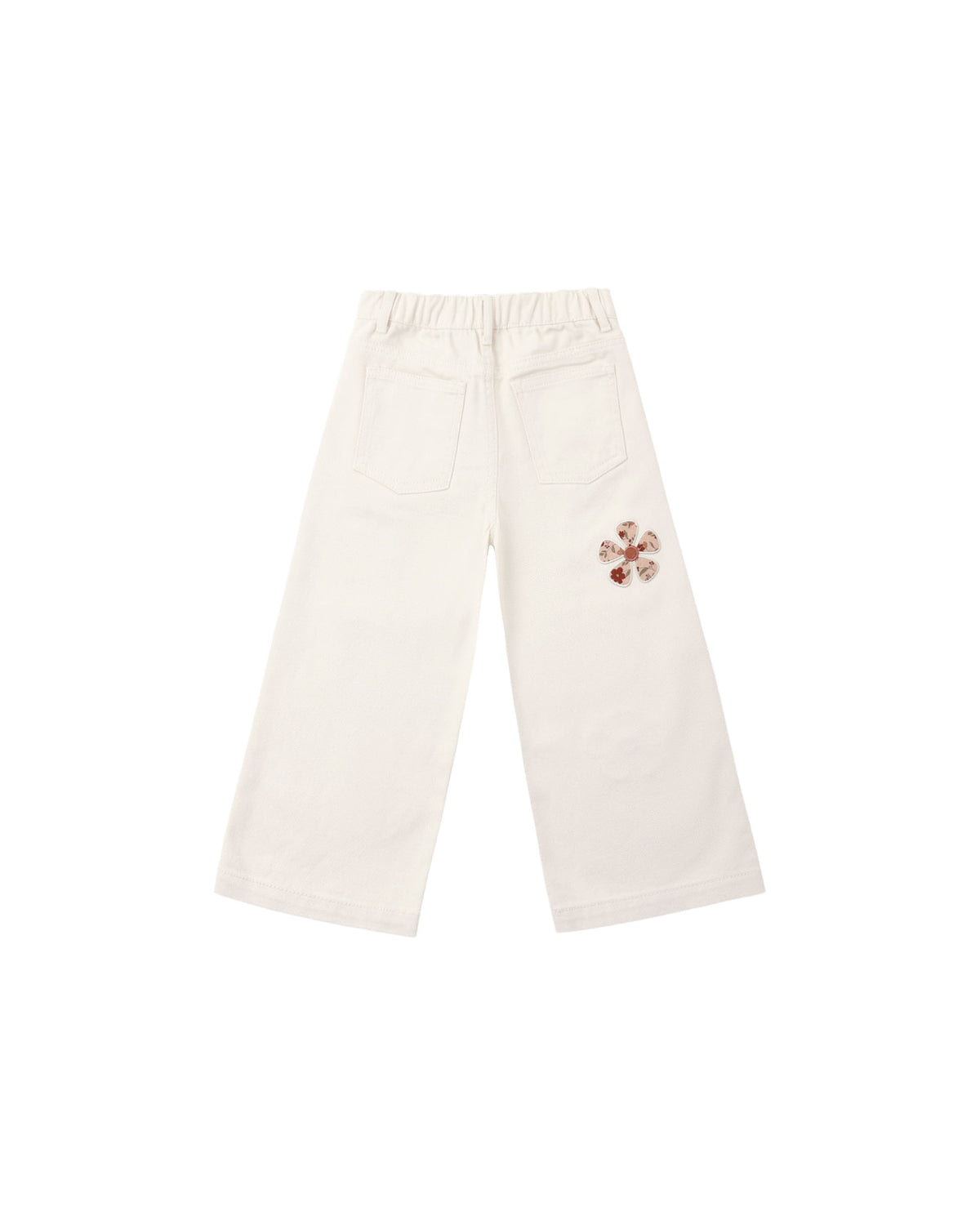 Straight Leg Pant Daisy Patches