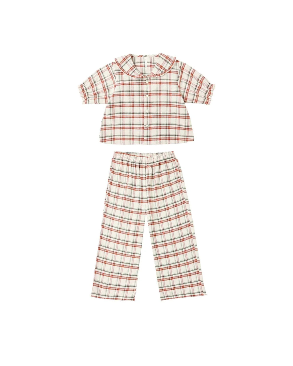 Ruffle Pajamas || Holiday Flannel