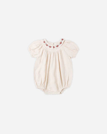 Lula Romper || Petal Gingham