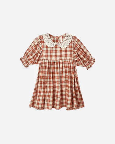 Heidi Dress || Red Plaid
