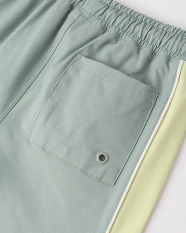 PANELED BOARDSHORT || SEA GREEN