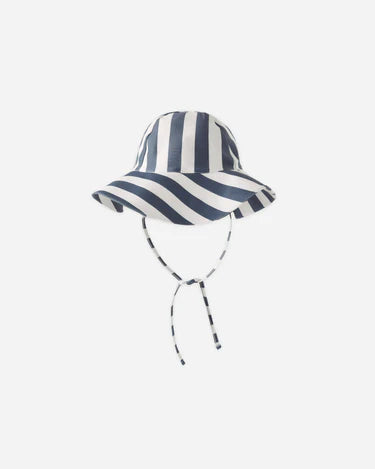 FLOPPY SWIM HAT NAVY STRIPE