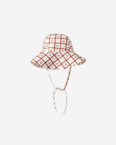 FLOPPY SWIM HAT CHERRY CHECK
