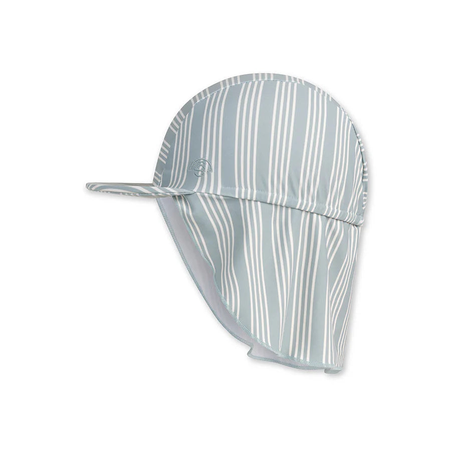 Resort Stripe | Green/White Striped (children's) Sun Cap