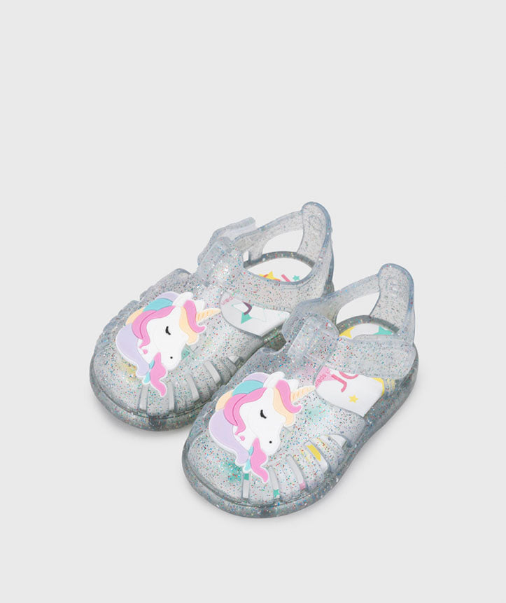 TOBBY UNICORN TRANSP. MULTI GLITTER